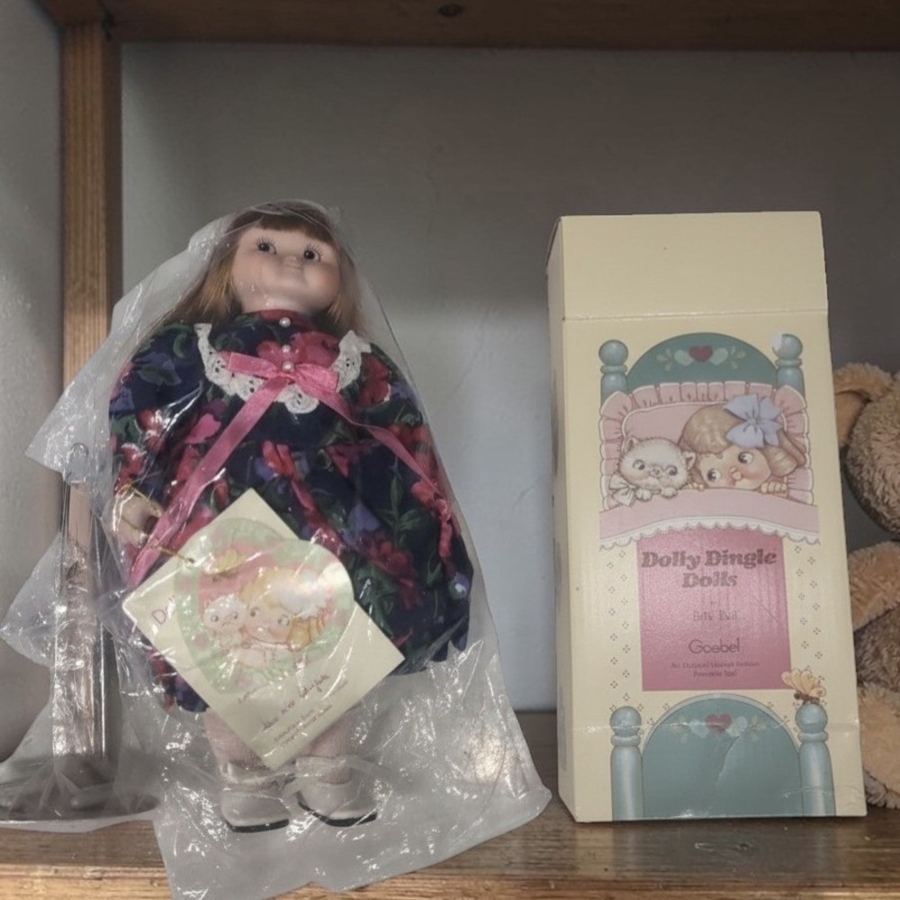 Goebel Bette Ball Dolly Dingle Doll,‎ Open Box, Vintage Retro Collectible Toy